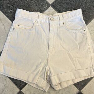 Gap 1969 White Jean Shorts - Size 26r